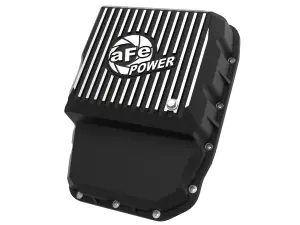 aFe - aFe Power Pro Series Transmission Pan for Dodge/Ram (2007.5-12) L6-6.7L (td) Cummins 68RFE, Black w/ Machined Fins - Image 3