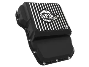 aFe - aFe Power Pro Series Transmission Pan for Dodge/Ram (2007.5-12) L6-6.7L (td) Cummins 68RFE, Black w/ Machined Fins - Image 4