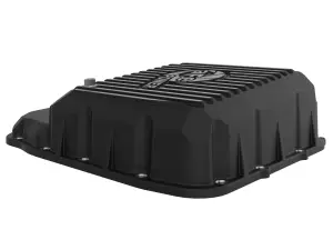 aFe - aFe Power Pro Series Transmission Pan for Dodge/Ram (2007.5-12) L6-6.7L (td) Cummins 68RFE, Black w/ Machined Fins - Image 8