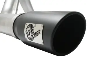 aFe - aFe Power ATLAS 4" Cat-Back Exhaust for Ford (2011-14) V6-3.5L [tt] F-150 (Aluminized Steel Black Tip) - Image 5