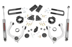 Rough Country - Rough Country Lift Kit for Ford (2019-23) Ranger 4x4 w/ Factory Cast Steel Knuckles, 3.5" w/ Premium N3 Shocks - Image 1