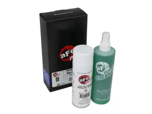 aFe - aFe Power Air Filter Restore Kit, Blue 5.5 oz Aerosol Oil 12 oz Cleaner - Image 1