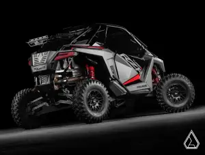 SuperATV - SuperATV Assault Industries Hellfire Wheels w/ Innerlock Technology for Polaris (2022+) RZR Pro R / RZR Turbo R, 5/4.5 Bolt Pattern, 7" Wheel Width (Satin Black) - Image 4