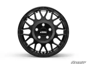 SuperATV - SuperATV Assault Industries Hellfire Wheels w/ Innerlock Technology for Polaris (2022+) RZR Pro R / RZR Turbo R, 5/4.5 Bolt Pattern, 7" Wheel Width (Satin Black) - Image 7