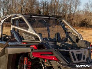 SuperATV - SuperATV Rear Windshield for Polaris (2022-24) RZR Pro R, 4 Seat w/ Rockford Fosgate Audio (Standard Polycarbonate - Light Tint) - Image 7