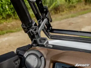 SuperATV - SuperATV Scratch-Resistant Flip Windshield for Kawasaki (2024+) Ridge - Image 7