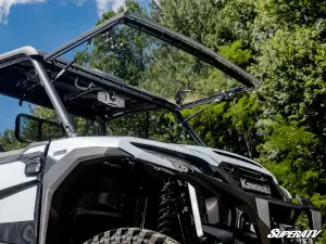 SuperATV - SuperATV Scratch-Resistant Flip Windshield for Kawasaki (2024+) Ridge - Image 4