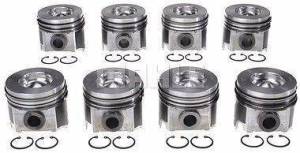 Mahle - MAHLE Clevite Pistons with Rings, Ford (2004.5-10) 6.0L Power Stroke Standard Size (set of 8) - Image 2