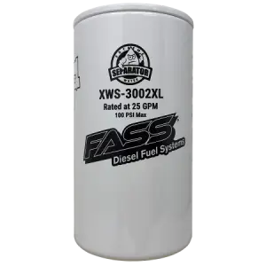 Copy of FASS Fuel Systems Extended Length Extreme Water Separator Filter for Dodge/Ram / Chevy/GMC / Ford / Nissan / SEMI (1989-24)