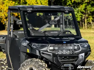 SuperATV - SuperATV Maxdrive Power Flip Glass Windshield for Polaris (2015+) Ranger XP 1000 (w/out Wiper) - Image 3