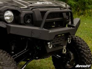 SuperATV - Copy of Kawasaki Mule Pro Winch Ready Front Bumper - Image 3