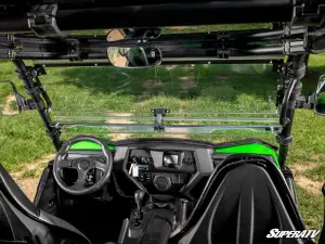 SuperATV - SuperATV Scratch Resistant Flip Windshield for Kawasaki (2016-24) Teryx 800 - Image 5