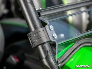 SuperATV - SuperATV Scratch Resistant Flip Windshield for Kawasaki (2016-24) Teryx 800 - Image 7