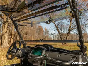 SuperATV - SuperATV Scratch-Resistant Flip Windshield for CFMOTO (2014-24) UForce 800 - Image 4