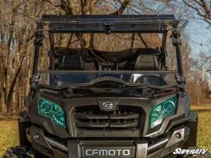 SuperATV - SuperATV Scratch-Resistant Flip Windshield for CFMOTO (2014-24) UForce 800 - Image 6