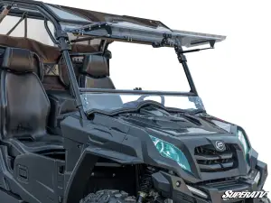 SuperATV - SuperATV Scratch-Resistant Flip Windshield for CFMOTO (2014-24) UForce 800 - Image 7