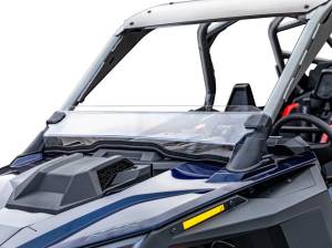 SuperATV Half Windshield for Polaris (2025) RZR Pro R, Standard Polycarbonate - Clear