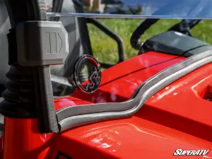 SuperATV - SuperATV Scratch-Resistant Full Windshield for Coleman (2015-24) Outfitter - Image 3