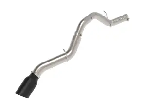 aFe Power Large Bore-HD DPF-Back Exhaust System for Chevy/GMC (2024-25) V8-6.6L [td] L5P, 409 Stainless w/ Black Tips