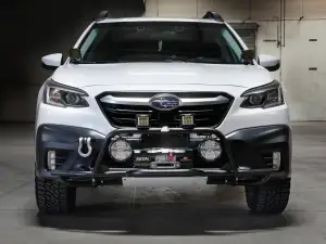 aFe - aFe Power Terra Guard Bumper for Subaru (2020-22) H4-2.4L [t] Outback, w/ Winch Mount - Image 3