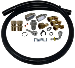 FASS PACCAR Fuel Line Adapter Kit for Trucks w/out Frame Mounted Water Separator for SEMI (1989-24)