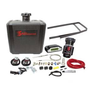Snow Performance Diesel Boost Cooler Water Methanol Injection Kit Universal, Stage 3 (Red High Temp Nylon Tubing, Quick-Connect Fittings)