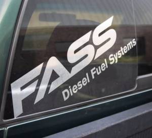 FASS Double XL FASS Chrome Decal