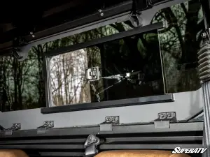 SuperATV - SuperATV Glass Sliding Rear Windshield for Kawasaki (2024) Ridge - Image 4