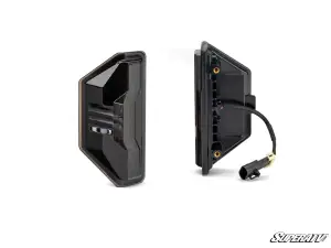 SuperATV Up & Running LED Taillight Assembly for Polaris (2013-24) Ranger (Smoked Lens)