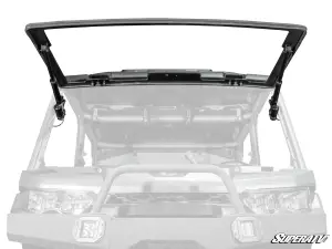 SuperATV Maxdrive Power Flip Glass Windshield for Can-Am (2016-24) Defender (w/out Wiper and Washer Kit)