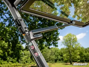 SuperATV - SuperATV Maxdrive Power Flip Glass Windshield for Can-Am (2016-24) Defender (w/out Wiper and Washer Kit) - Image 10