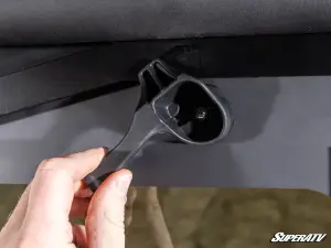 SuperATV - SuperATV Rear Glass Windshield for Polaris (2020-24) Ranger 1000 - Image 7