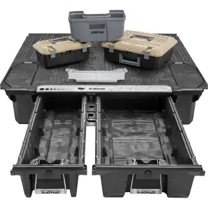Decked - DECKED Truck Bed Storage Drawers & Base Accessory Pack for Toyota (2022-24) Tundra w/ Decked Out Package (5 FT 7 Inch Bed) - Image 3