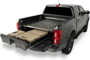 DECKED Truck Bed Storage Drawers & Base Accessory Pack for Chevy/GMC (2023-25) Colorado/Canyon w/ Decked Out Package (5 FT 2 Inch Bed)