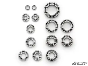 SuperATV Premium Transmission Bearing Upgrade Kit for Polaris (2021-24) RZR Pro XP (Bearings + Seal Kit)