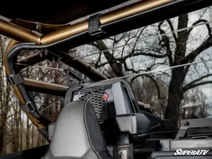 SuperATV - SuperATV Rear Windshield for Polaris (2025) RZR Pro R (2 Seat w/ Rockford Fosgate Audio, Standard Polycarbonate - Light Tint) - Image 9