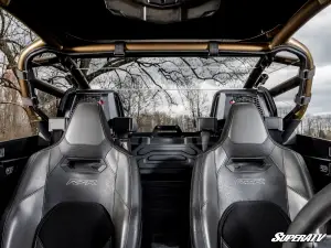 SuperATV - SuperATV Rear Windshield for Polaris (2025) RZR Pro R (2 Seat w/ Rockford Fosgate Audio, Standard Polycarbonate - Light Tint) - Image 11