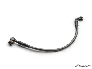 SuperATV Extended Steel-Braided Brake Line (7.5MM x 12" w/ 90 Degree Banjo Fitting)
