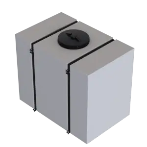 S&B - S&B 220 Gallon Detail Tank w/ Straps - Image 2