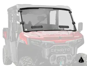 SuperATV Assault Industries Vented Full Windshield for CFMoto (2025) UForce U10 Pro
