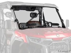 SuperATV - SuperATV Vented Full Windshield for CFMoto (2025) UForce U10 Pro - Image 1