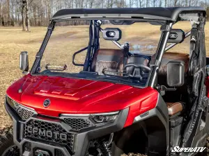 SuperATV - SuperATV Vented Full Windshield for CFMoto (2025) UForce U10 Pro - Image 7