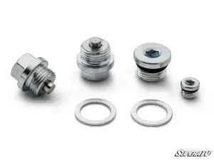 SuperATV Up & Running Oil Plug Kit for Polaris (2014-24) General / Ranger / RZR