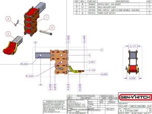 GEN-Y Hitch - GEN-Y Hitch PHANTOM-X 10K Drop Hitch (2″ Shank), Platinum Ball Mount - Image 4