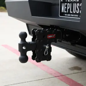 GEN-Y Hitch - GEN-Y Hitch PHANTOM-X 10K Drop Hitch (2″ Shank), Platinum Ball Mount - Image 3
