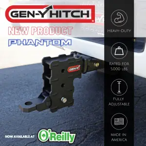 GEN-Y Hitch - GEN-Y Hitch Phantom Drop Hitch (2" Shank) 5K (w/ 4.5" Drop (3 Adjustment Positions)) - Image 4