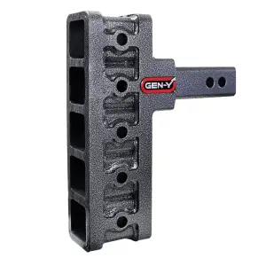GEN-Y Hitch MEGA-DUTY 10K Drop Hitch (2″ Shank), 10" Drop (5 Adjustable Positions), Adjustable Receiver Only
