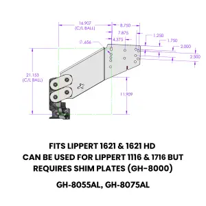 GEN-Y Hitch - GEN-Y Hitch 5th Wheel Pin Box Replacement with Gooseneck SnapLatch Coupler, 6.5K Pin Weight - Image 2