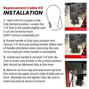 GEN-Y Hitch - GEN-Y Hitch Replacement Cable Kit for EXECUTIVE - Image 2