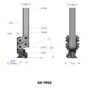 GEN-Y Hitch - GEN-Y Hitch Spartan (Torsion-Flex) Gooseneck with SnapLatch Coupler, 4" Round (Standard), 6.5K Tongue Weight / 24K Towing - Image 5